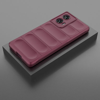 Motorola Edge 50 Fusion 5G Global Magic Shield TPU + Flannel Phone Case: Durable, Non-toxic, Easy Access, Stylish Design