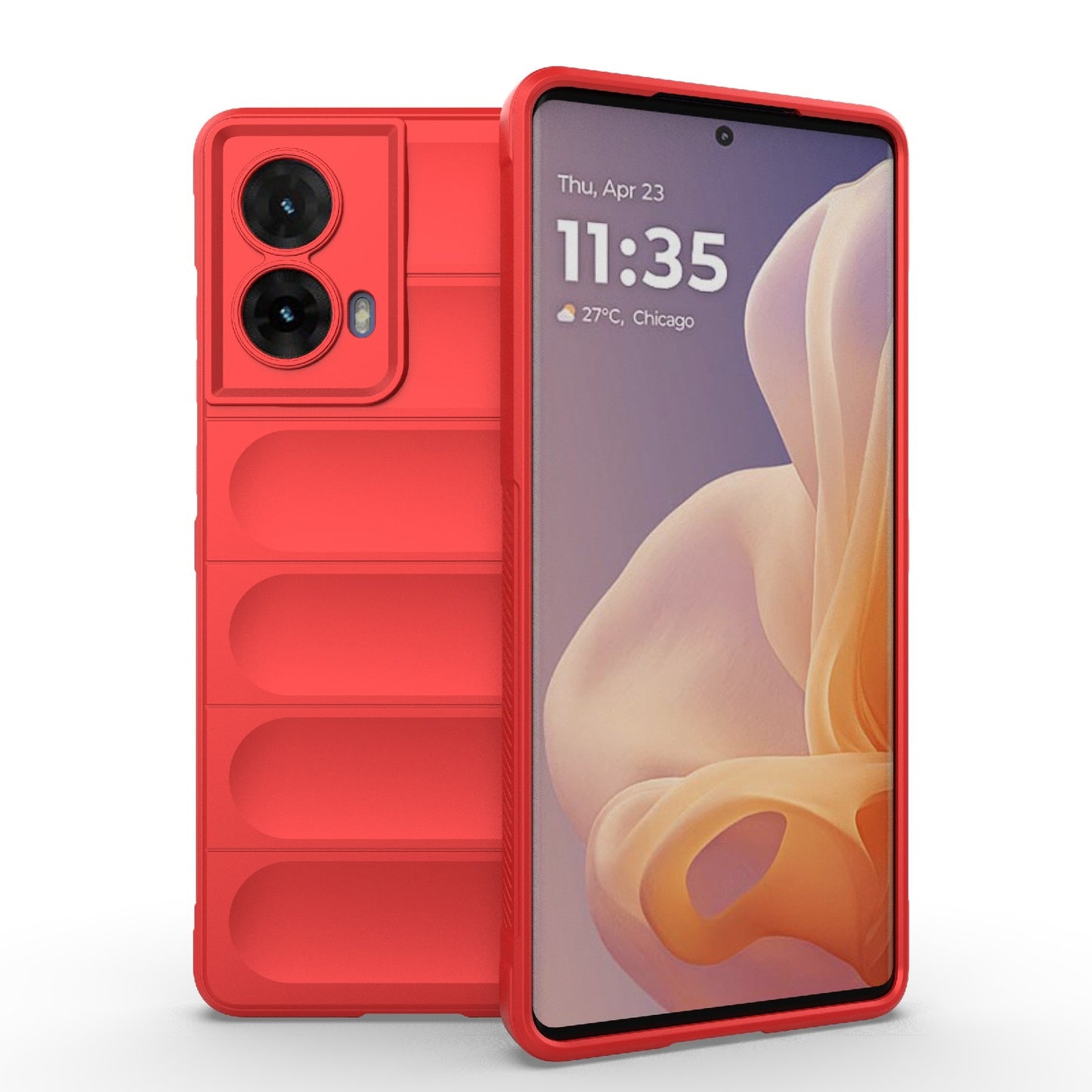 Motorola Moto G85 5G Global Magic Shield TPU + Flannel Phone Case: Durable, Non-toxic, Easy Access, Stylish Design