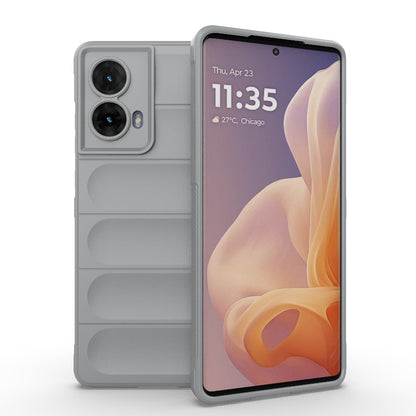 Motorola Moto G85 5G Global Magic Shield TPU + Flannel Phone Case: Durable, Non-toxic, Easy Access, Stylish Design