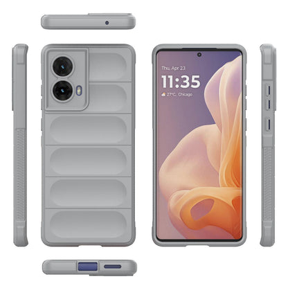 Motorola Moto G85 5G Global Magic Shield TPU + Flannel Phone Case: Durable, Non-toxic, Easy Access, Stylish Design