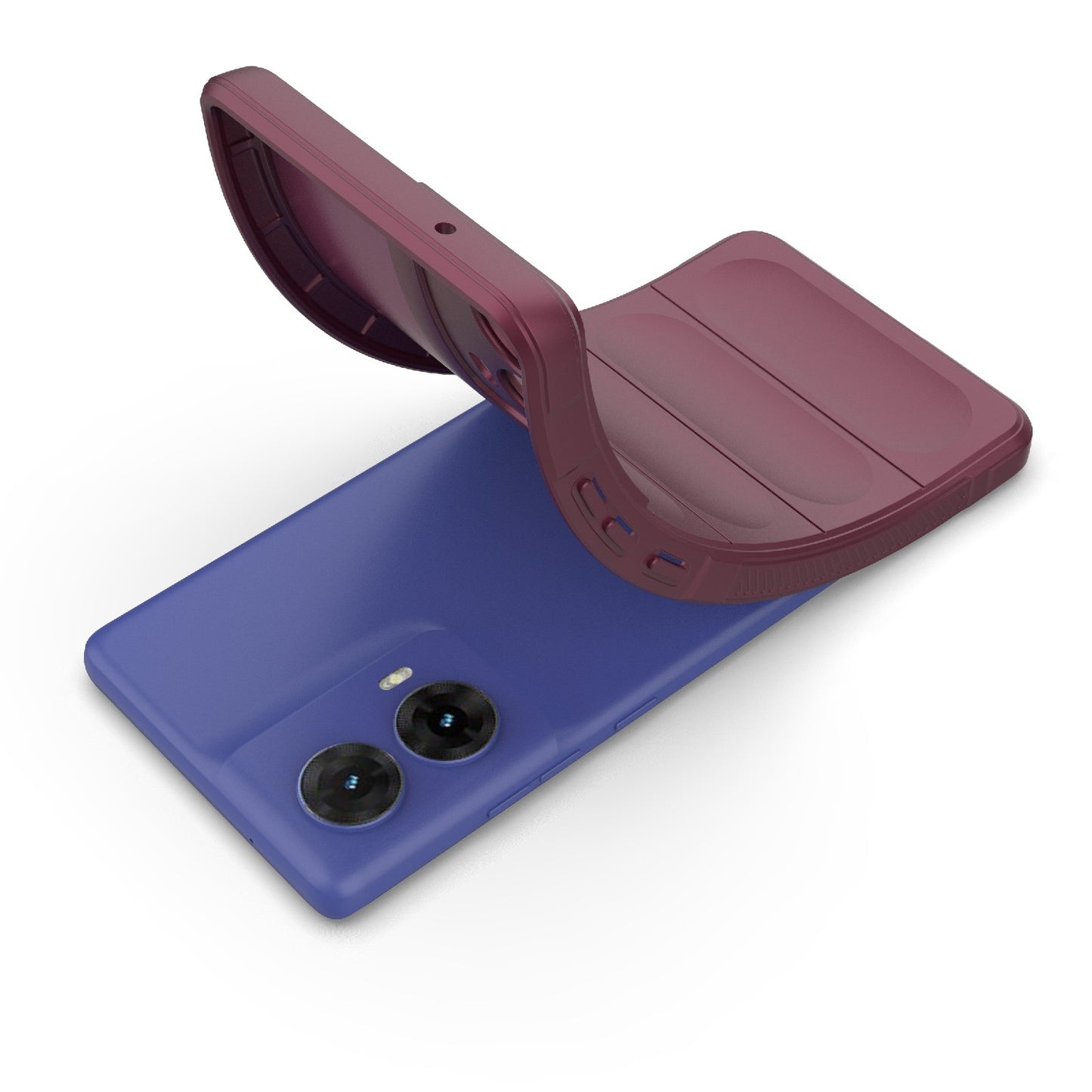Motorola Moto G85 5G Global Magic Shield TPU + Flannel Phone Case: Durable, Non-toxic, Easy Access, Stylish Design