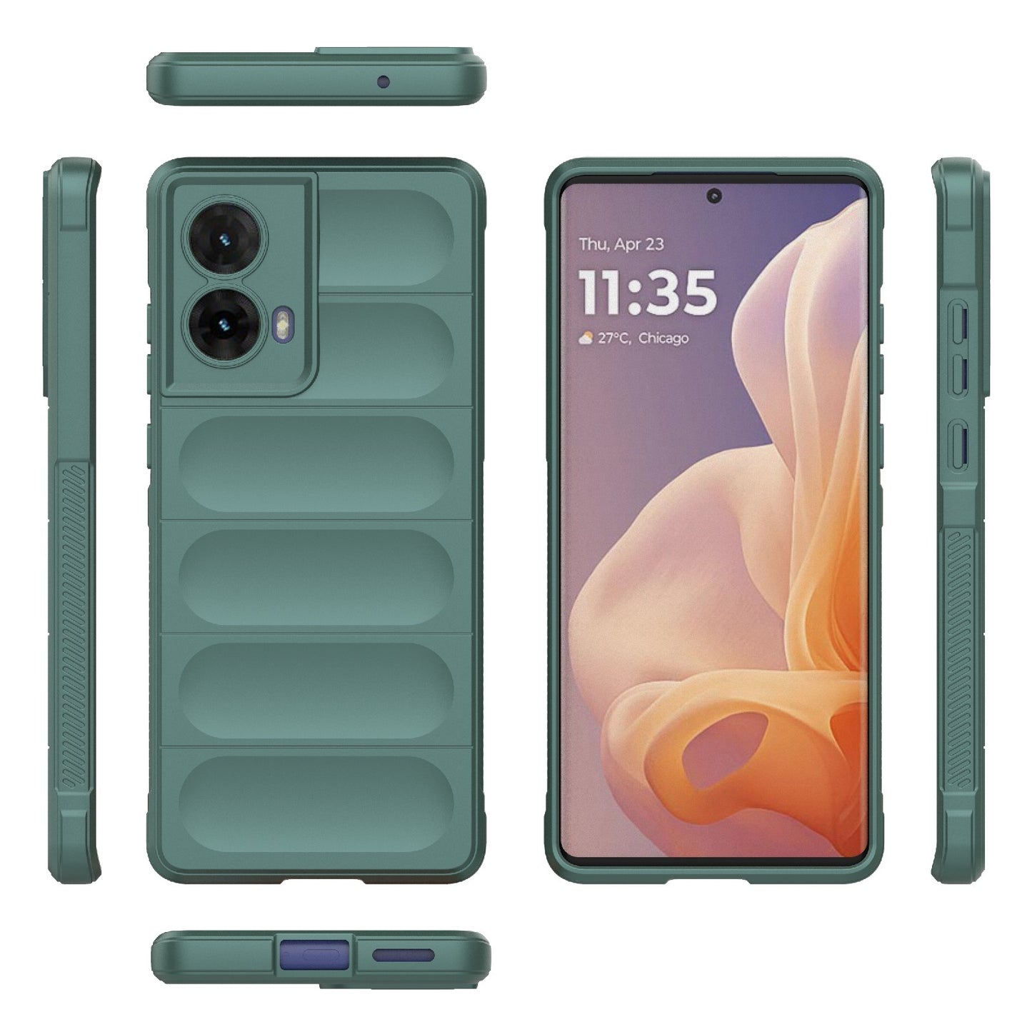 Motorola Moto G85 5G Global Magic Shield TPU + Flannel Phone Case: Durable, Non-toxic, Easy Access, Stylish Design