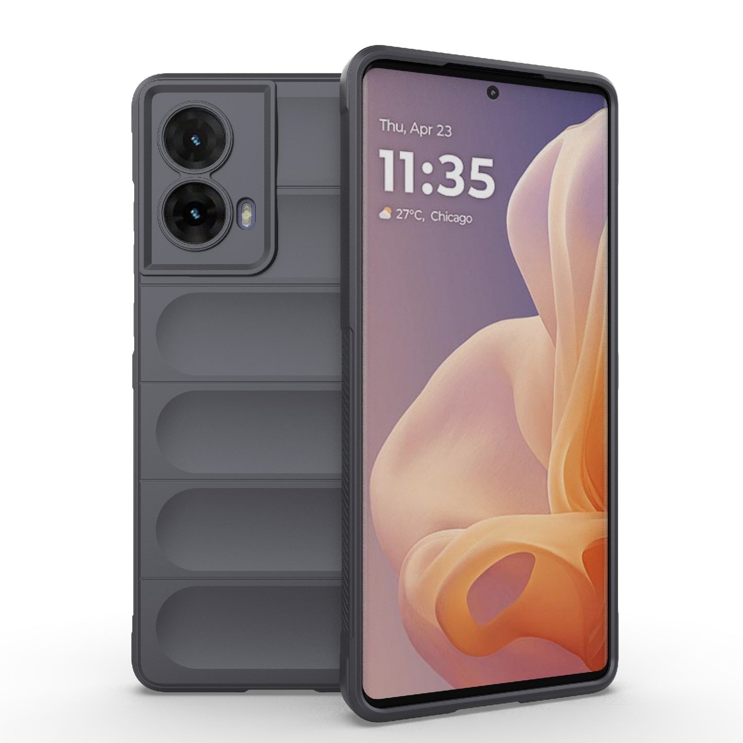 Motorola Moto G85 5G Global Magic Shield TPU + Flannel Phone Case: Durable, Non-toxic, Easy Access, Stylish Design