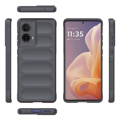 Motorola Moto G85 5G Global Magic Shield TPU + Flannel Phone Case: Durable, Non-toxic, Easy Access, Stylish Design