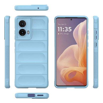 Motorola Moto G85 5G Global Magic Shield TPU + Flannel Phone Case: Durable, Non-toxic, Easy Access, Stylish Design