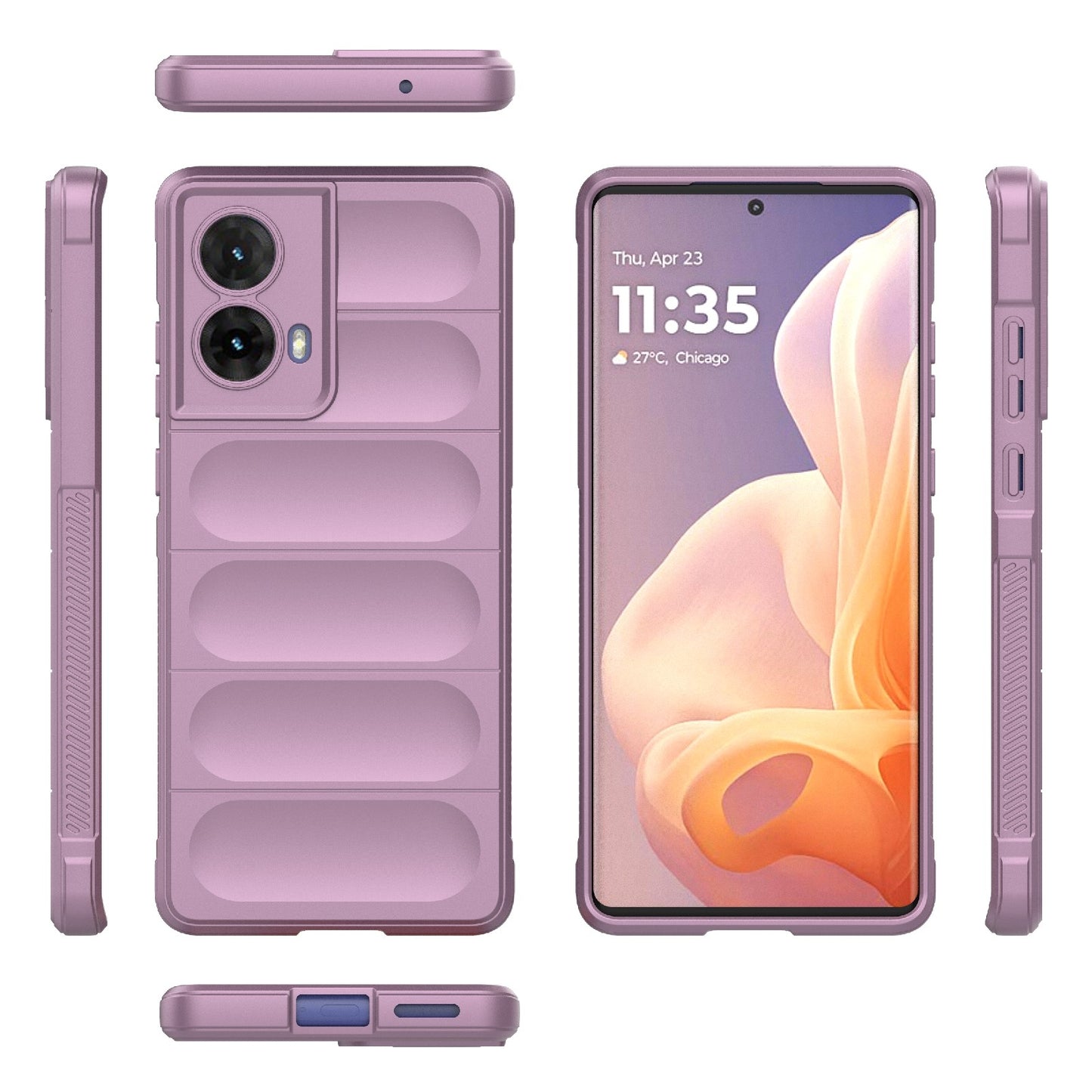 Motorola Moto G85 5G Global Magic Shield TPU + Flannel Phone Case: Durable, Non-toxic, Easy Access, Stylish Design