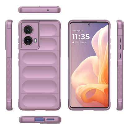 Motorola Moto G85 5G Global Magic Shield TPU + Flannel Phone Case: Durable, Non-toxic, Easy Access, Stylish Design
