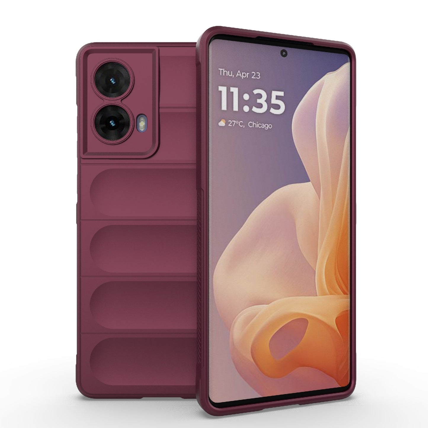 Motorola Moto G85 5G Global Magic Shield TPU + Flannel Phone Case: Durable, Non-toxic, Easy Access, Stylish Design