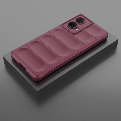 Motorola Moto G85 5G Global Magic Shield TPU + Flannel Phone Case: Durable, Non-toxic, Easy Access, Stylish Design
