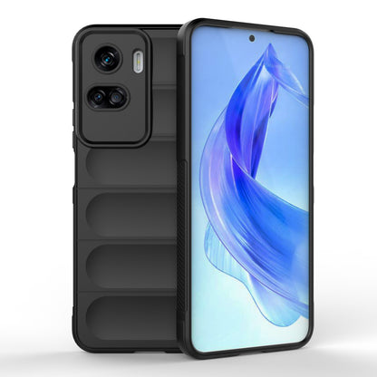 Honor 90 Lite Magic Shield TPU + Flannel Phone Case: Durable, Non-toxic, Easy Access, Stylish Design