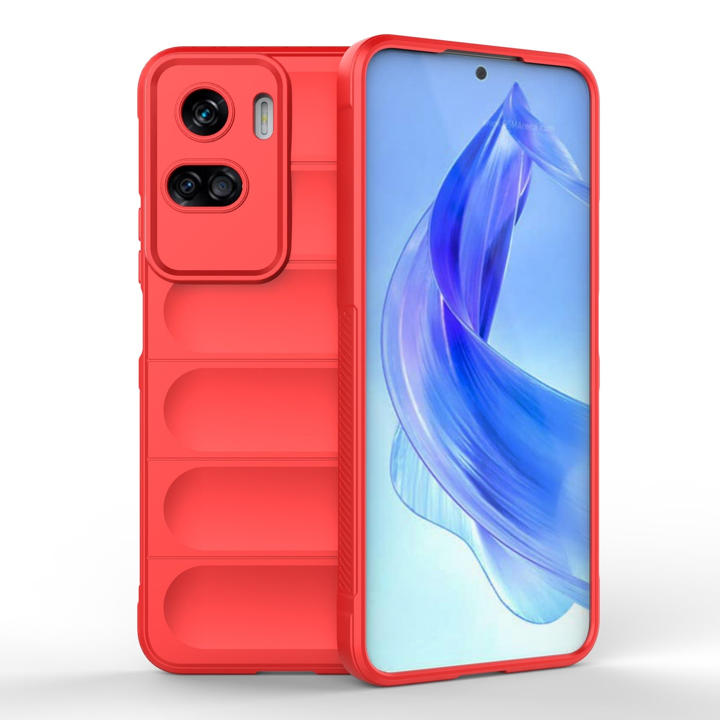 Honor 90 Lite Magic Shield TPU + Flannel Phone Case: Durable, Non-toxic, Easy Access, Stylish Design