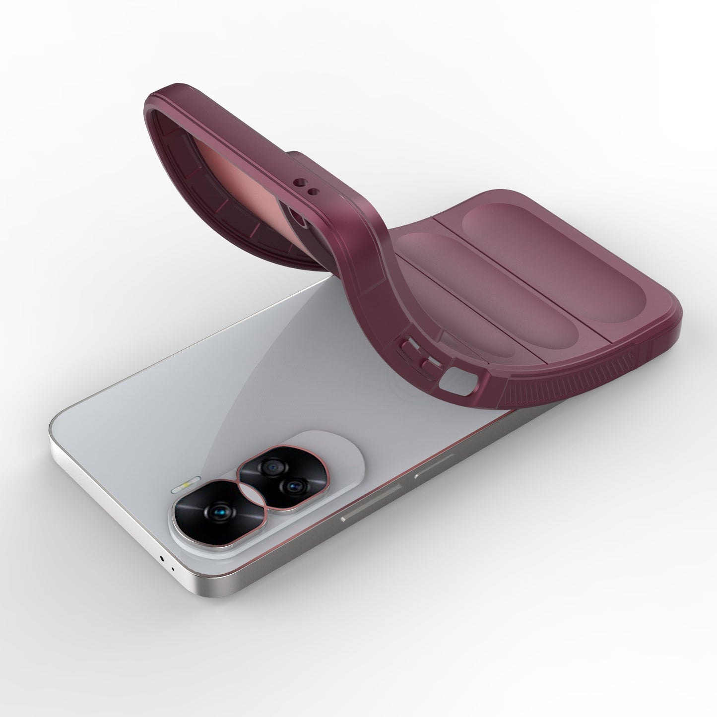 Honor 90 Lite Magic Shield TPU + Flannel Phone Case: Durable, Non-toxic, Easy Access, Stylish Design