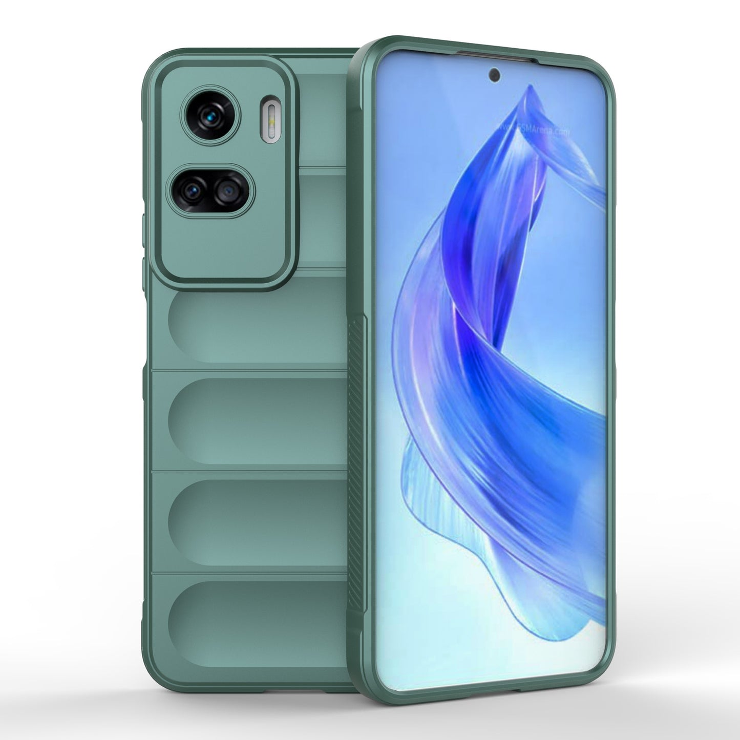 Honor 90 Lite Magic Shield TPU + Flannel Phone Case: Durable, Non-toxic, Easy Access, Stylish Design