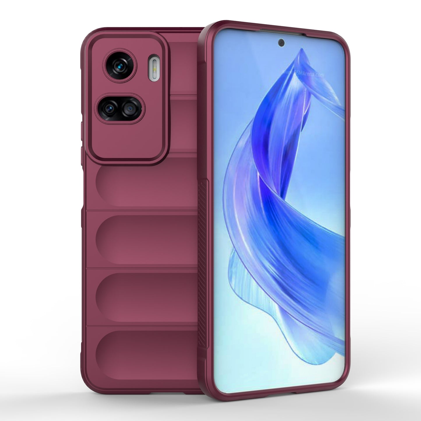 Honor 90 Lite Magic Shield TPU + Flannel Phone Case: Durable, Non-toxic, Easy Access, Stylish Design