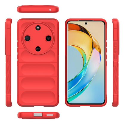 Honor X9b Magic Shield TPU + Flannel Phone Case: Durable, Non-toxic, Easy Access, Stylish Design