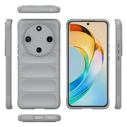 Honor X50 5G Global Magic Shield TPU + Flannel Phone Case: Durable, Non-toxic, Easy Access, Stylish Design