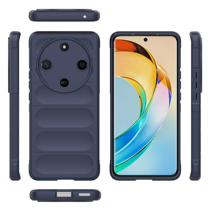 Honor X9b Magic Shield TPU + Flannel Phone Case: Durable, Non-toxic, Easy Access, Stylish Design