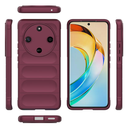 Honor X50 5G Global Magic Shield TPU + Flannel Phone Case: Durable, Non-toxic, Easy Access, Stylish Design