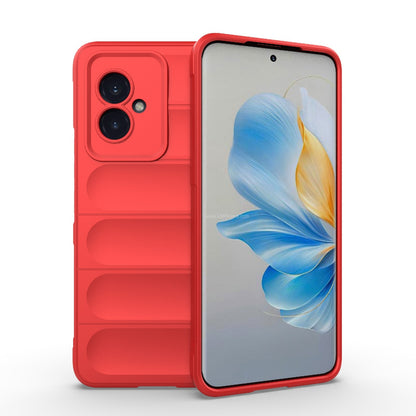 Honor 100 5G Magic Shield TPU + Flannel Phone Case: Durable, Non-toxic, Easy Access, Stylish Design