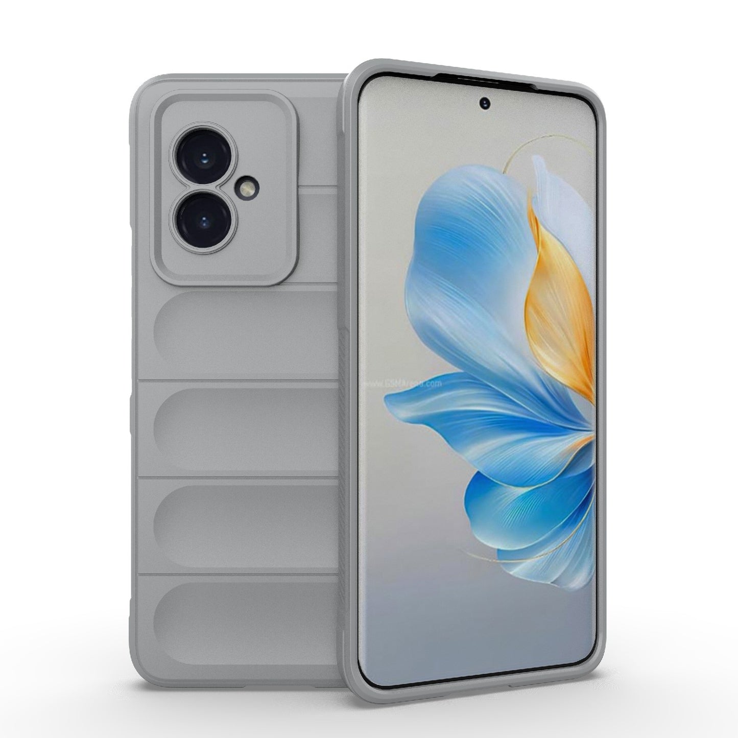 Honor 100 5G Magic Shield TPU + Flannel Phone Case: Durable, Non-toxic, Easy Access, Stylish Design