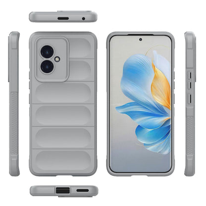 Honor 100 5G Magic Shield TPU + Flannel Phone Case: Durable, Non-toxic, Easy Access, Stylish Design