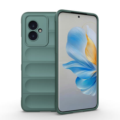Honor 100 5G Magic Shield TPU + Flannel Phone Case: Durable, Non-toxic, Easy Access, Stylish Design