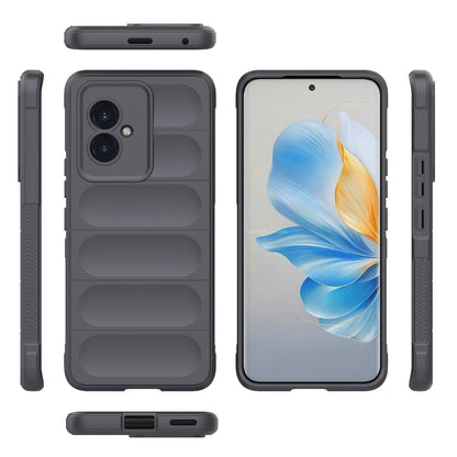 Honor 100 5G Magic Shield TPU + Flannel Phone Case: Durable, Non-toxic, Easy Access, Stylish Design