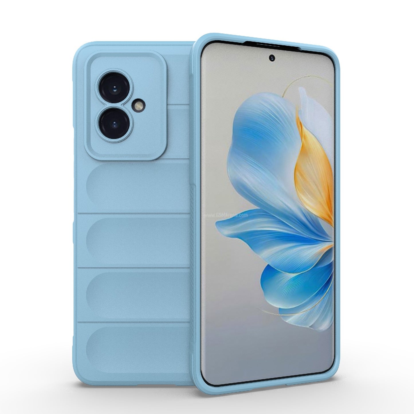 Honor 100 5G Magic Shield TPU + Flannel Phone Case: Durable, Non-toxic, Easy Access, Stylish Design