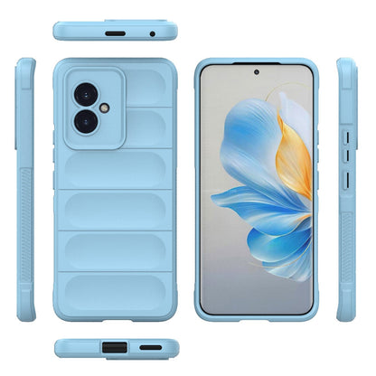 Honor 100 5G Magic Shield TPU + Flannel Phone Case: Durable, Non-toxic, Easy Access, Stylish Design