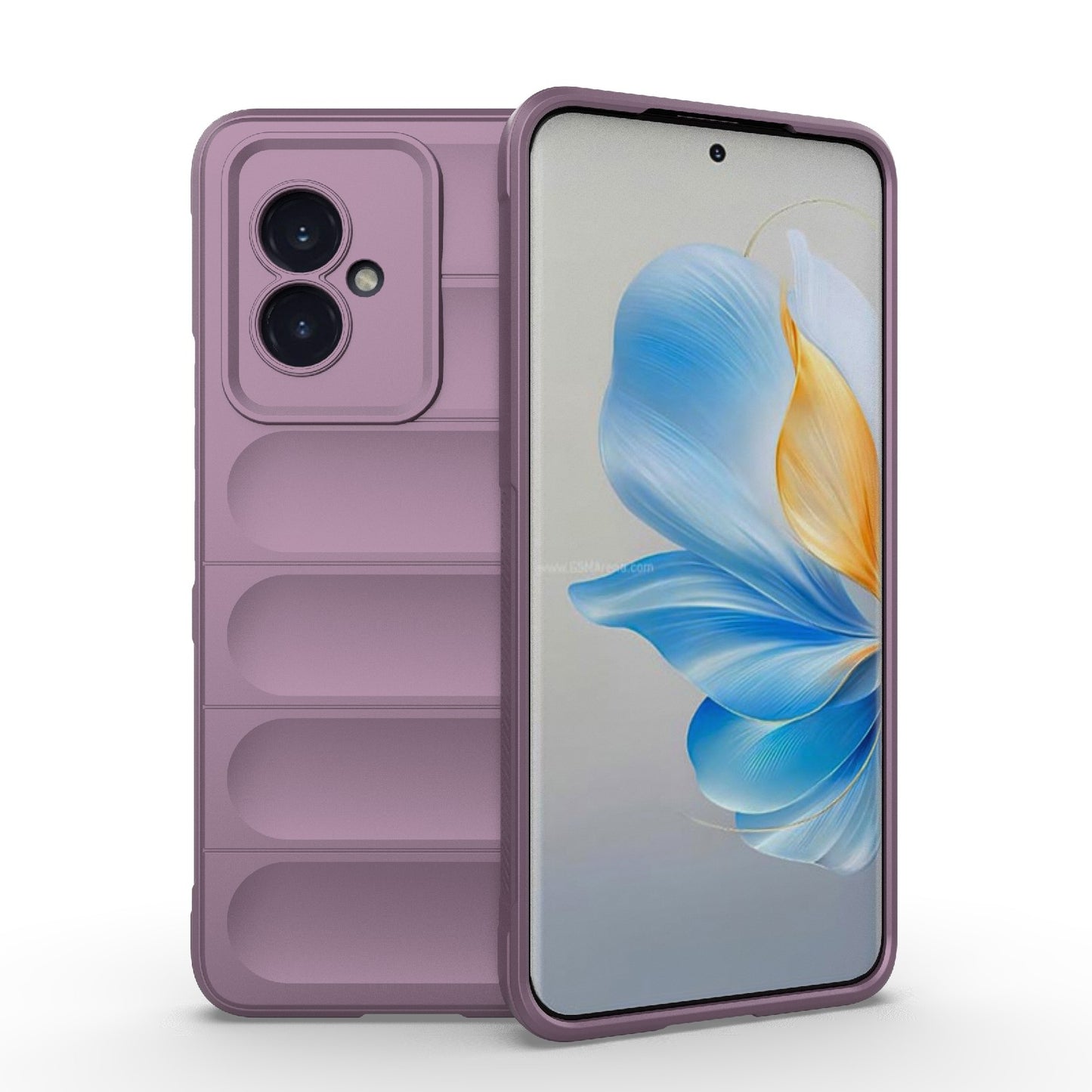 Honor 100 5G Magic Shield TPU + Flannel Phone Case: Durable, Non-toxic, Easy Access, Stylish Design