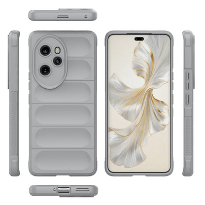 Honor 100 Pro 5G Magic Shield TPU + Flannel Phone Case: Durable, Non-toxic, Easy Access, Stylish Design
