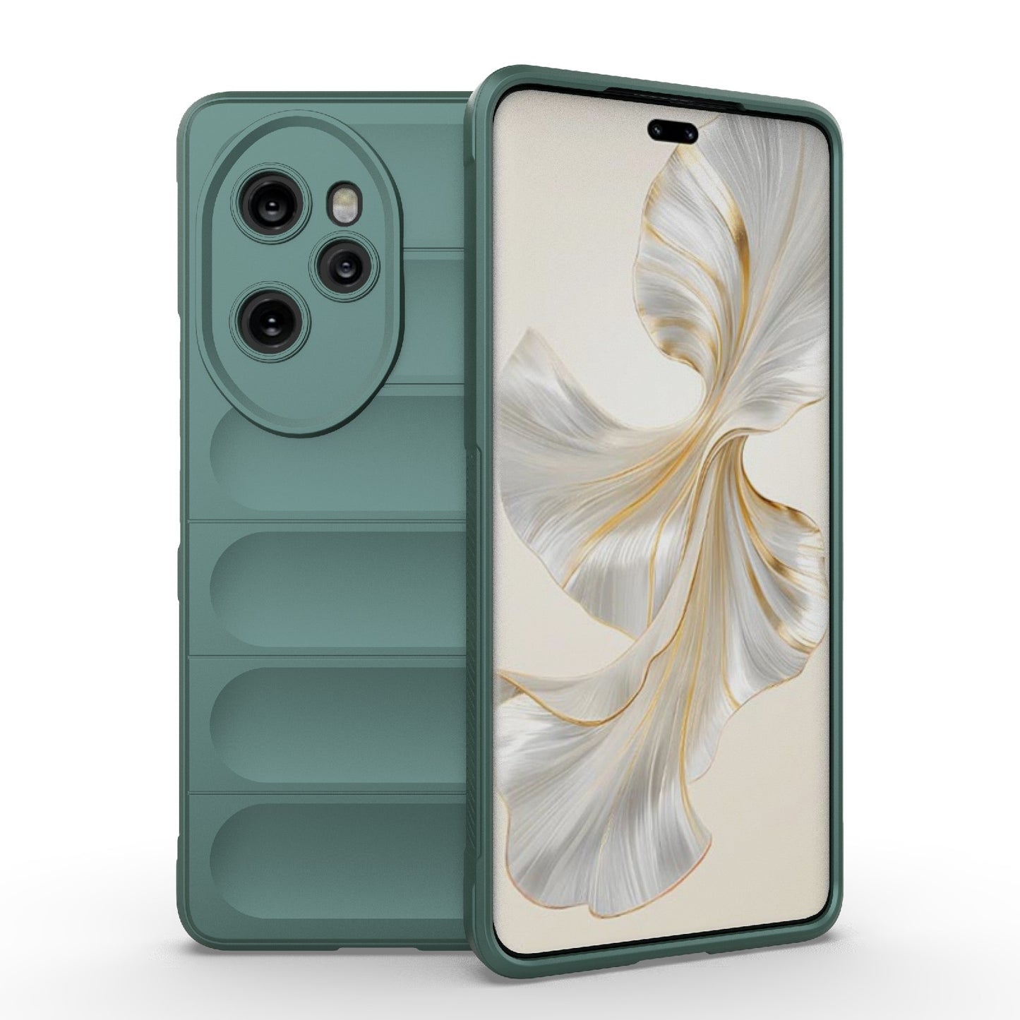 Honor 100 Pro 5G Magic Shield TPU + Flannel Phone Case: Durable, Non-toxic, Easy Access, Stylish Design