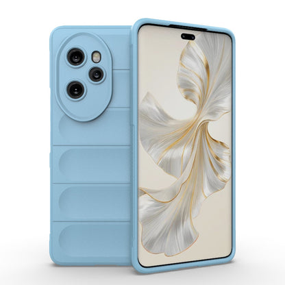 Honor 100 Pro 5G Magic Shield TPU + Flannel Phone Case: Durable, Non-toxic, Easy Access, Stylish Design