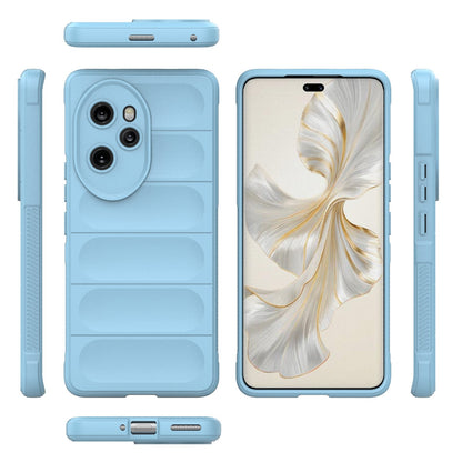 Honor 100 Pro 5G Magic Shield TPU + Flannel Phone Case: Durable, Non-toxic, Easy Access, Stylish Design