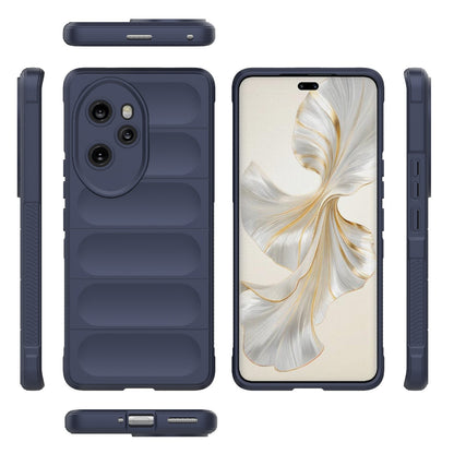 Honor 100 Pro 5G Magic Shield TPU + Flannel Phone Case: Durable, Non-toxic, Easy Access, Stylish Design