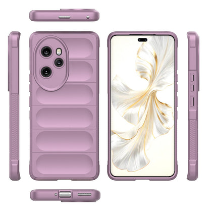 Honor 100 Pro 5G Magic Shield TPU + Flannel Phone Case: Durable, Non-toxic, Easy Access, Stylish Design
