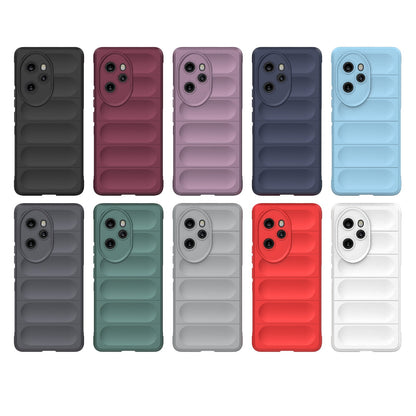 Honor 100 Pro 5G Magic Shield TPU + Flannel Phone Case: Durable, Non-toxic, Easy Access, Stylish Design