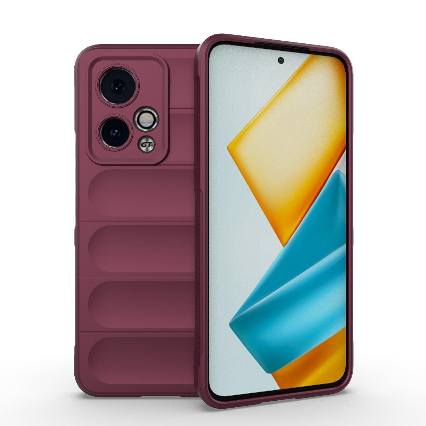 Honor 90 GT 5G Magic Shield TPU + Flannel Phone Case: Durable, Non-toxic, Easy Access, Stylish Design