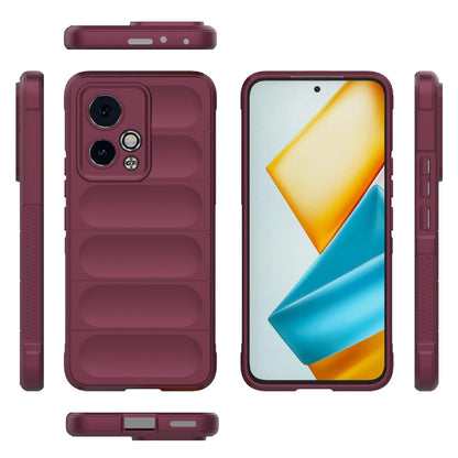 Honor 90 GT 5G Magic Shield TPU + Flannel Phone Case: Durable, Non-toxic, Easy Access, Stylish Design