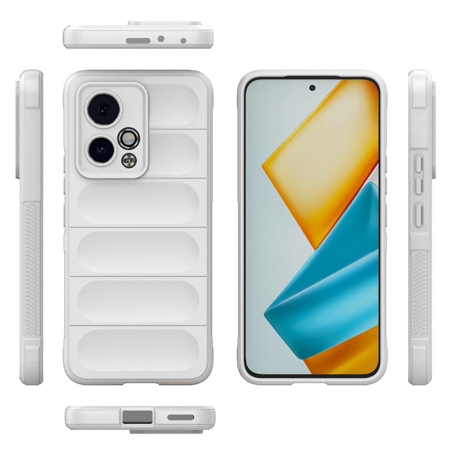 Honor 90 GT 5G Magic Shield TPU + Flannel Phone Case: Durable, Non-toxic, Easy Access, Stylish Design
