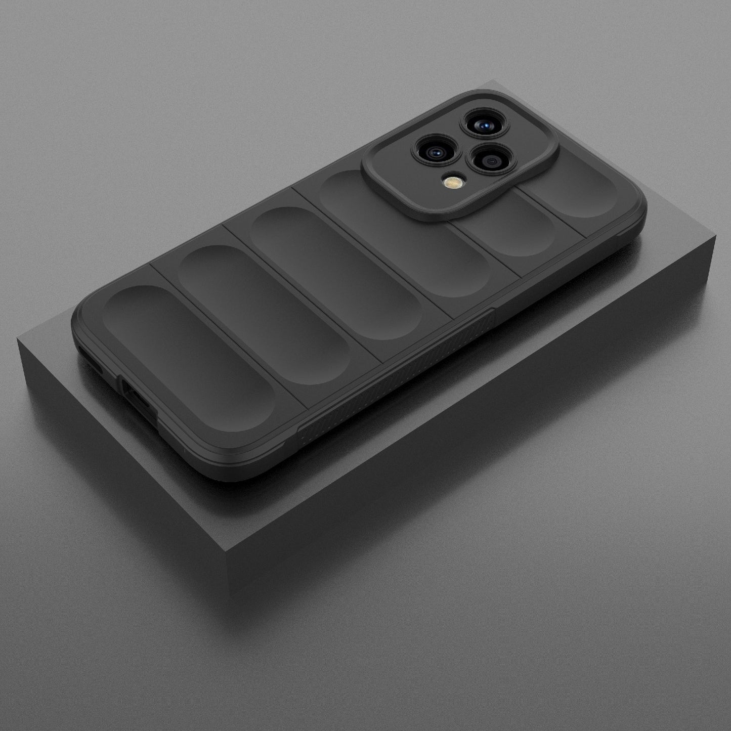 Honor 200 Lite Global Magic Shield TPU + Flannel Phone Case: Durable, Non-toxic, Easy Access, Stylish Design