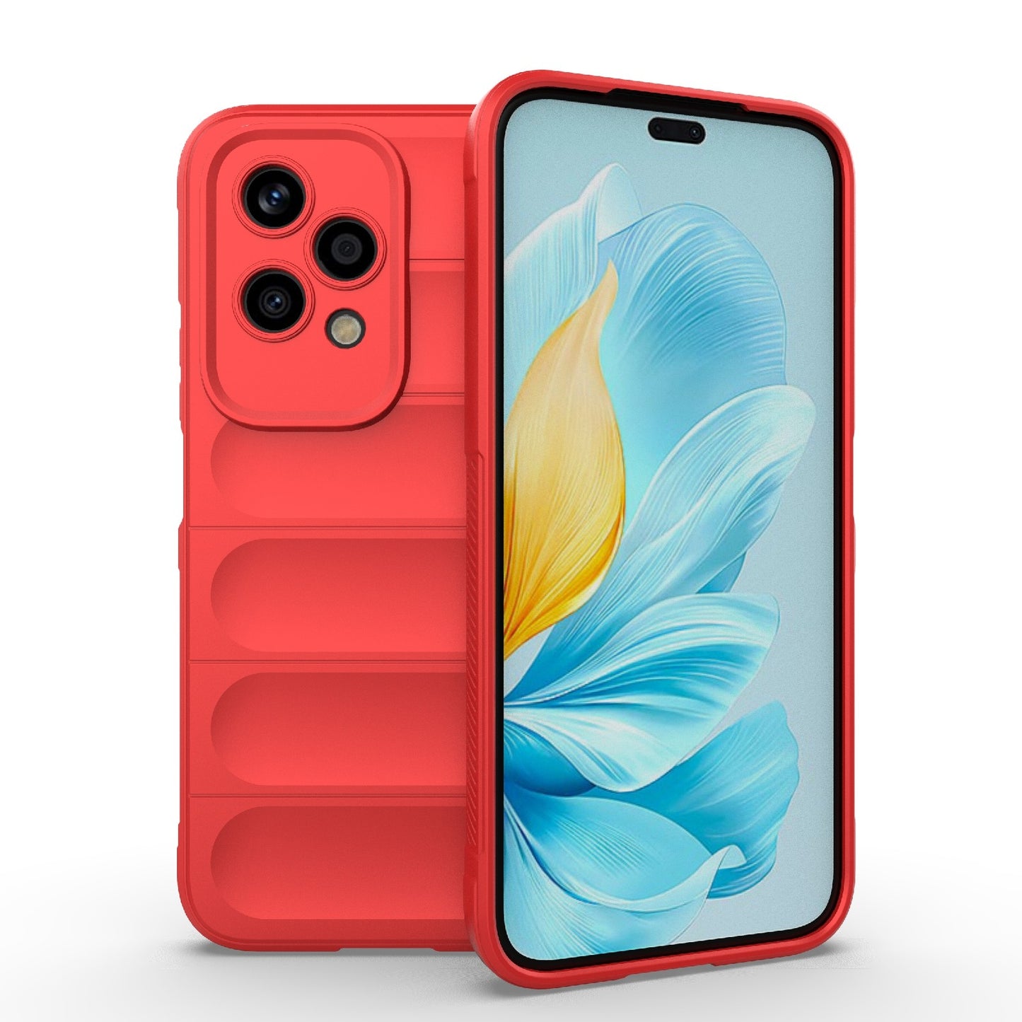 Honor 200 Lite Global Magic Shield TPU + Flannel Phone Case: Durable, Non-toxic, Easy Access, Stylish Design
