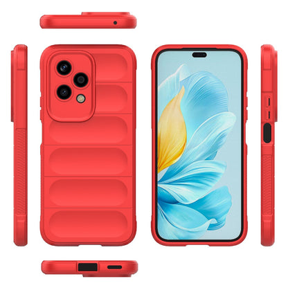 Honor 200 Lite Global Magic Shield TPU + Flannel Phone Case: Durable, Non-toxic, Easy Access, Stylish Design