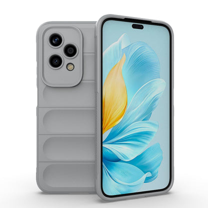Honor 200 Lite Global Magic Shield TPU + Flannel Phone Case: Durable, Non-toxic, Easy Access, Stylish Design