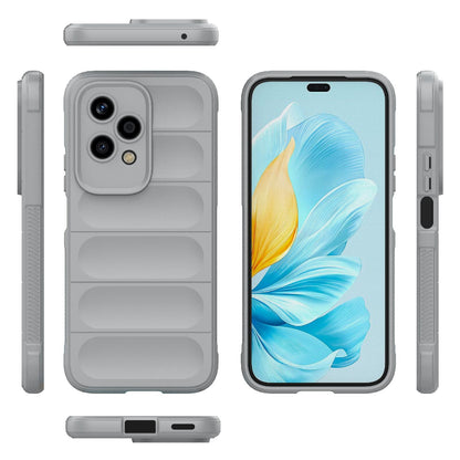 Honor 200 Lite Global Magic Shield TPU + Flannel Phone Case: Durable, Non-toxic, Easy Access, Stylish Design
