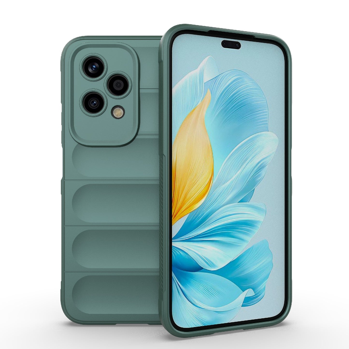 Honor 200 Lite Global Magic Shield TPU + Flannel Phone Case: Durable, Non-toxic, Easy Access, Stylish Design