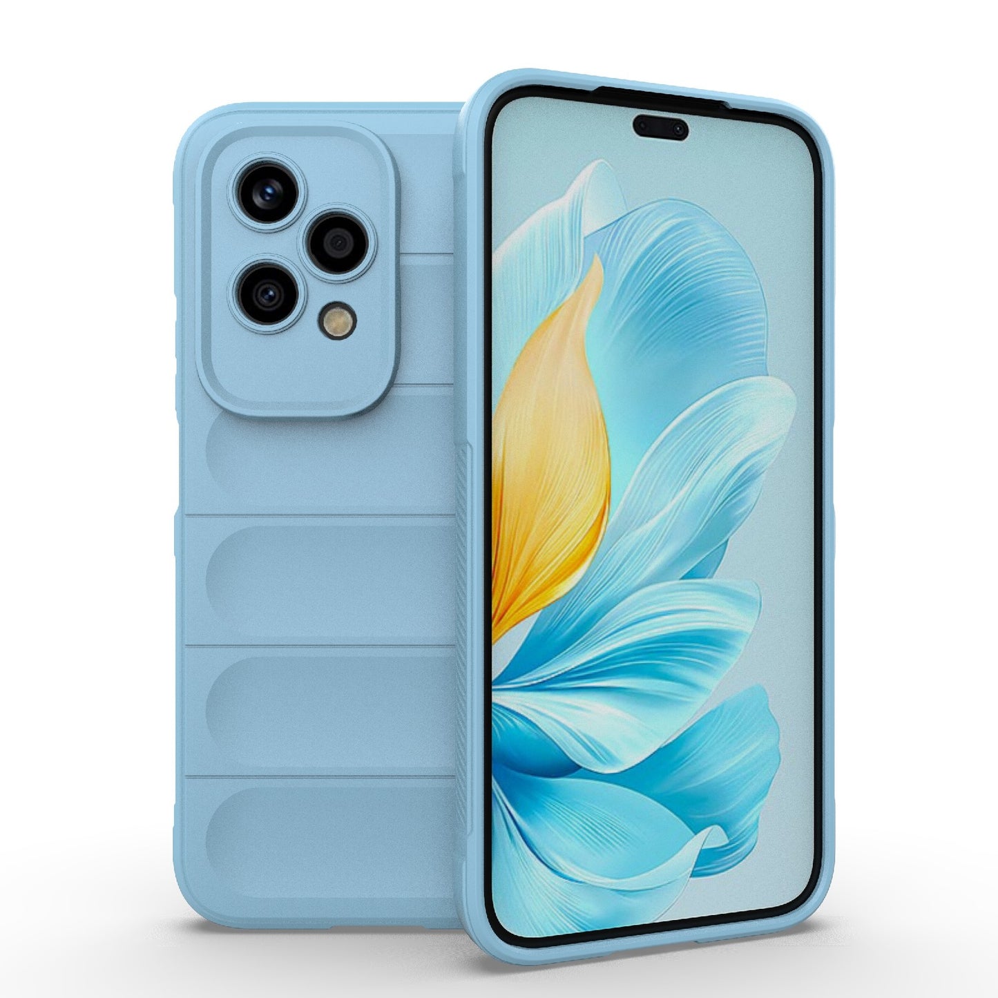 Honor 200 Lite Global Magic Shield TPU + Flannel Phone Case: Durable, Non-toxic, Easy Access, Stylish Design