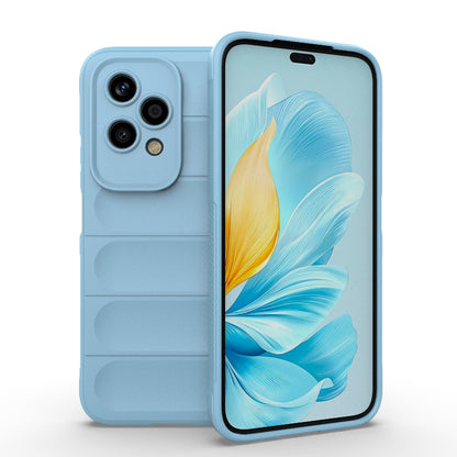 Honor 200 Lite Global Magic Shield TPU + Flannel Phone Case: Durable, Non-toxic, Easy Access, Stylish Design