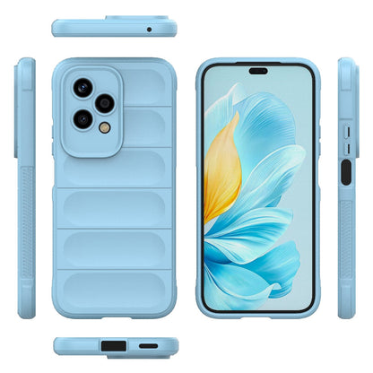 Honor 200 Lite Global Magic Shield TPU + Flannel Phone Case: Durable, Non-toxic, Easy Access, Stylish Design