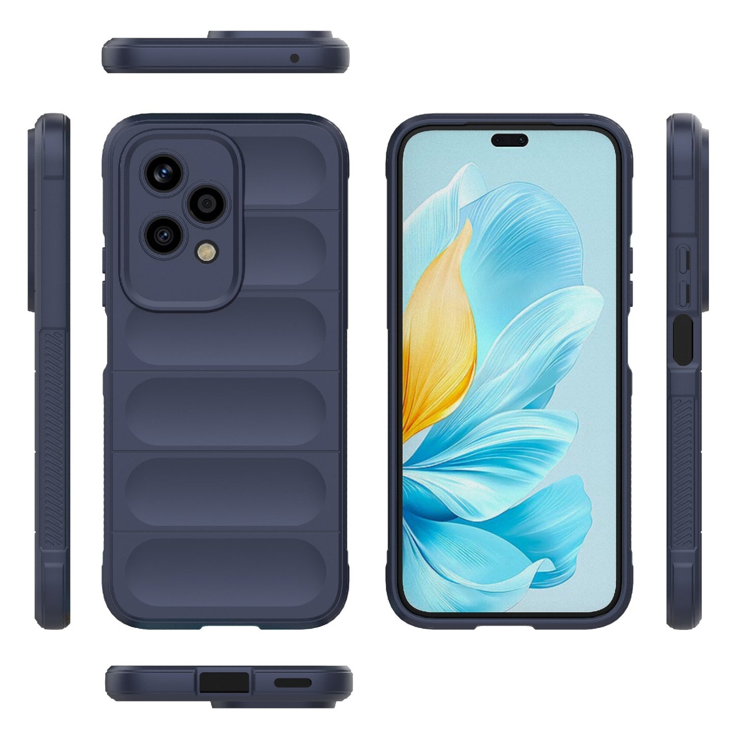 Honor 200 Lite Global Magic Shield TPU + Flannel Phone Case: Durable, Non-toxic, Easy Access, Stylish Design